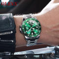 OLEVS Brand 5885 Men's Water-Proof Stainless Steel Material Strap Quartz WristWatch Men Luxury Business Watch